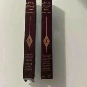 New CHARLOTTE TILBURY - MAGIC AWAY LIQUID CONCEALER 11 Tan Bundle of 2 - BOXED